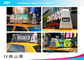 Double Side Taxi จอแสดงผล LED P2.5 P5 สีสมบูรณ์แบบ 3G / 4G / Wifi สำหรับการโฆษณา