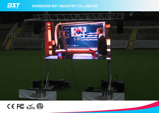Outdoor HD Rental Led Screen Pixel Pitch 6.66mm With 140 Degree Viewing Angle
