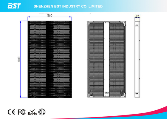 สีเต็ม P10 Led Curtain Display และ High Refresh Stage Led Curtain Panel