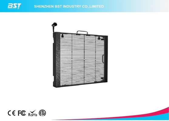 ป้องกันลมภายนอก ให้เช่า หน้าโปร่ง LED Screen Pixel Pitch 10mm Led Display