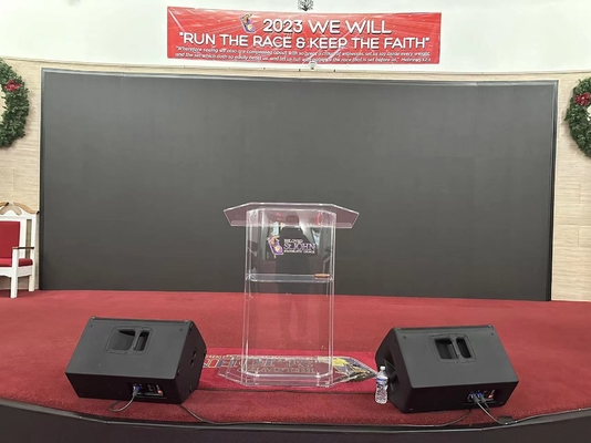 หน้าจอ LED สีเต็มภายใน P1.25/1.538/1.86/2.5 มม SMD Stage Video Wall 640 มม x 480 มม
