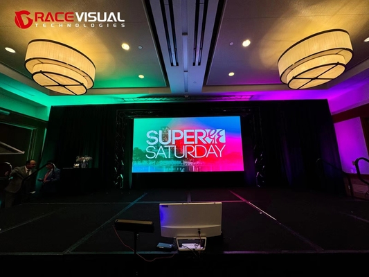 IRB Series LED Video Panel พร้อมบัตรรับ A8S Plus และอัตราการอัพฟรีสูง 7680HZ สําหรับให้เช่าภายในและเวที