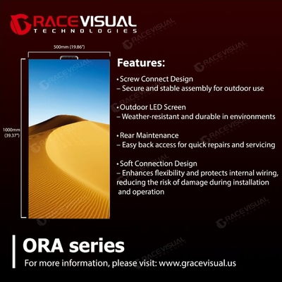 7680Hz Ultra-High Refresh Rate Rental LED Panel สําหรับซีรีส์ ORA มีให้เลือกในขนาด 500×1000mm & 500×500mm