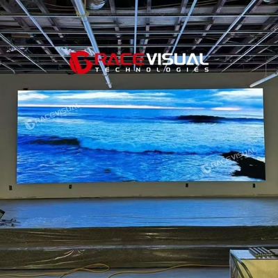 บริการด้านหน้า 640mm X 480mm ผนังติดตั้งในห้อง P1.25/1.538/1.86/2.5mm Pixel Pitch