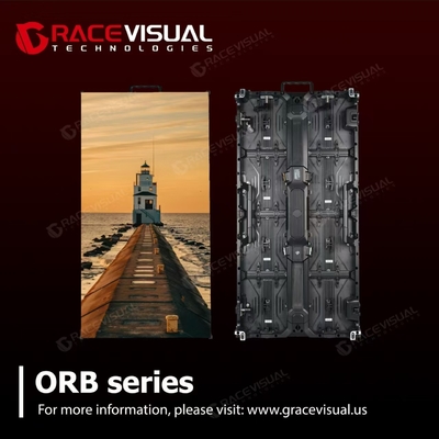 ORB Series LED Video Panel ออกแบบสําหรับการเช่าภายนอกและการใช้งานในเวที Pitch 2.6MM-4.8MM