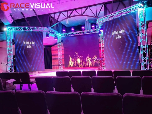 7680HZ 500x500mm IRA ซีรีส์ ด้านในจอ LED ให้เช่า พร้อมความละเอียดโมดูล 64x64px และการจัดอันดับ IP IP40/IP21