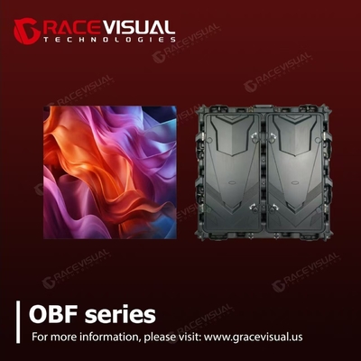 IP65/IP54 อัลลูมิเนียม OBF ซีรี่ย์ LED Screen ภายนอกสําหรับการทํางานที่ดีกว่า