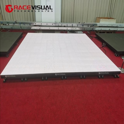 อัตราความแตกต่างสูง DF Series LED Dance Floor โลหะเย็น / อลูมิเนียม / แผ่นอัลลูมิเนียมเจาะ