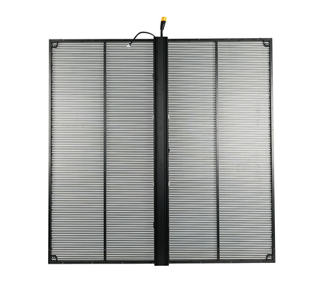ช่องจอ LED หน้าโปร่ง ช่องจอ TSF ซีรีส P3.9-7.8mm ช่องจอ LED หน้าโปร่ง ช่องจอ 1000x1000mm ช่องจอเรฟเรชเรทสูง 3840Hz ช่องจอติดตั้งภายในที่สามารถปรับแต่งได้ ช่องจออลูมิเนียม
