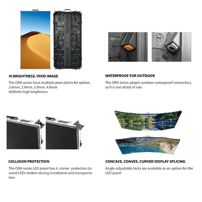 ORA Series LED panel 7680hz สําหรับใช้ในกลางแจ้ง