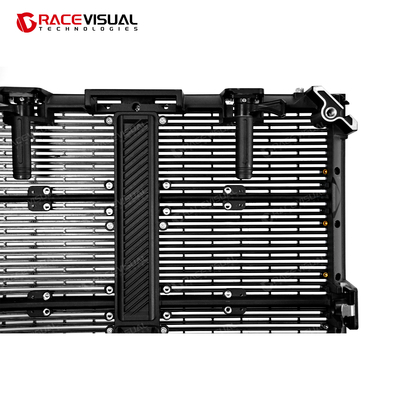 พานีลจอ LED หน้าโปร่ง P3.9-7.8 ภายนอก พร้อม Driver LED ที่บูรณาการ ผลลัพธ์โฮโลและความยืดหยุ่นสําหรับศูนย์การค้า