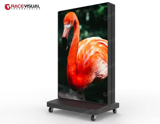 สกรีนโปสเตอร์ LED แบบพับในห้อง LED จิตอล Display สําหรับแบนเนอร์
