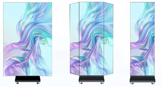 ภาพโปสเตอร์ LED ภายในที่สามารถเคลื่อนไหวได้ มีความเรียบร้อยและสว่างใส เหมาะสําหรับการแสดงสินค้าปลีกหรูหราและการต้อนรับ