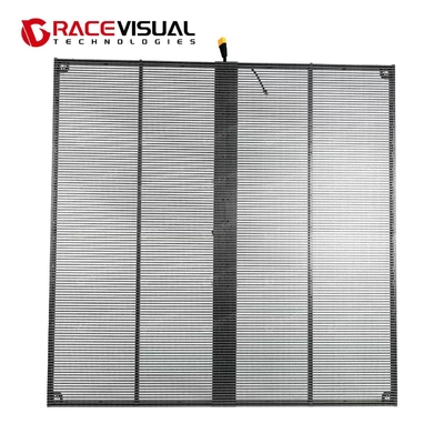 GRACEVIS TS-F จอแสดงผล LED โปร่งใส 600-5500nits ความสว่างสูง อายุการใช้งาน 100000 ชั่วโมง
