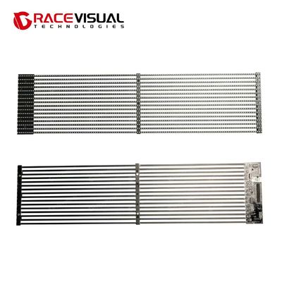 Grace Visual TS-F Series LED Display: Ultra-Thin High-Transparency with Front &Rear Maintenance - Ideal for Commercial Windows & Public Spaces